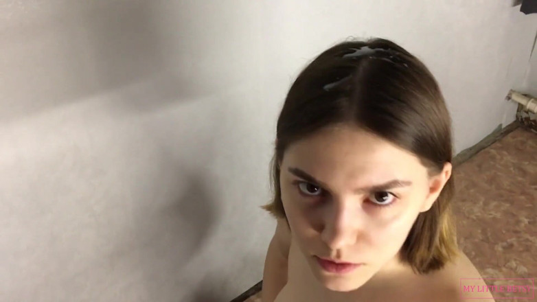 My Little Betsy: Please Fuck My Mouth - 18 Year Old GF Blowjob and Cum...