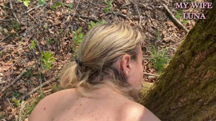 My Wife Luna: Ich hatte einen guten fick, während wir im wald gingen