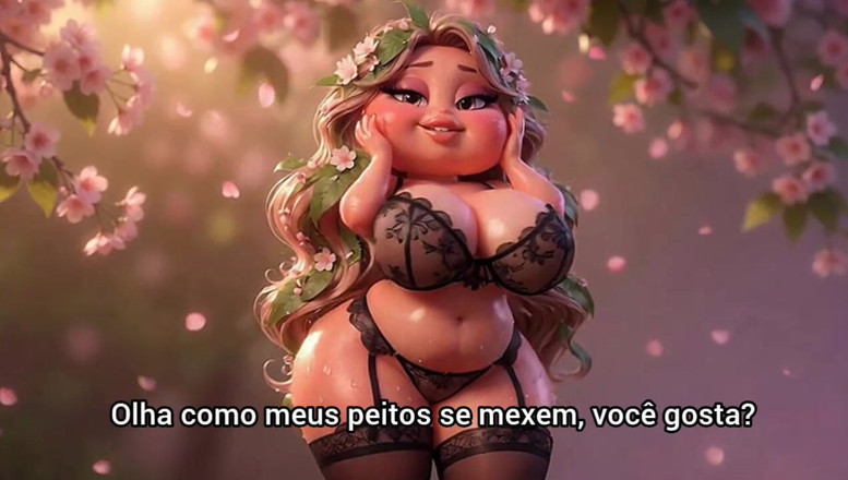 Animate golden: Peach BBW slampa &amp; saftig - smutsigt samtal &amp; Twerkea Rico