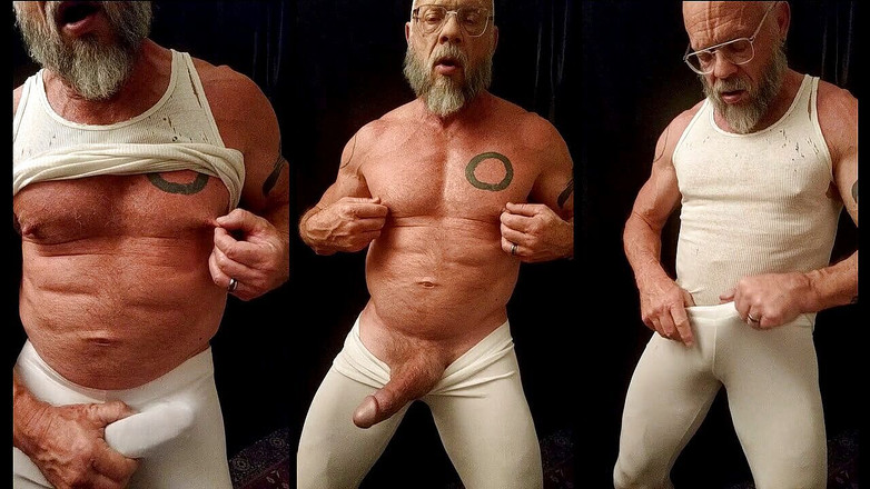 LADaveX: Une bite excitée en collants blancs 190629