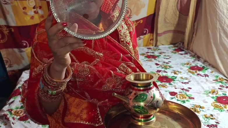 Lalita Singh: Desi Village Bhabhi Karwa Chauth with Devar