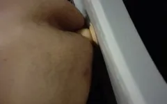 Riding the dildo