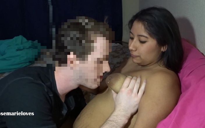 RosemarieLoves: I Missed Daddy Suck Milky Tits Breastfeeding