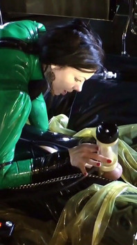 Milked by the Pump and Relocked in Chastity Again Part2