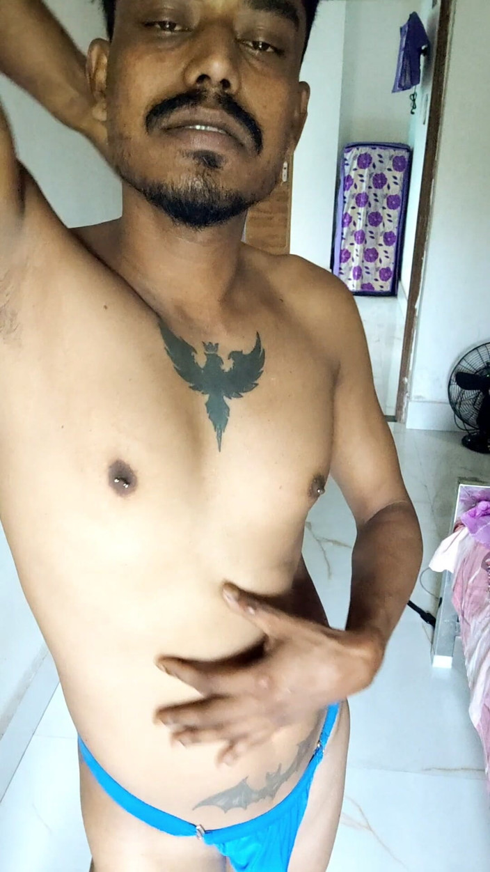 Alick Das: Hard Cock in Wet Briefs