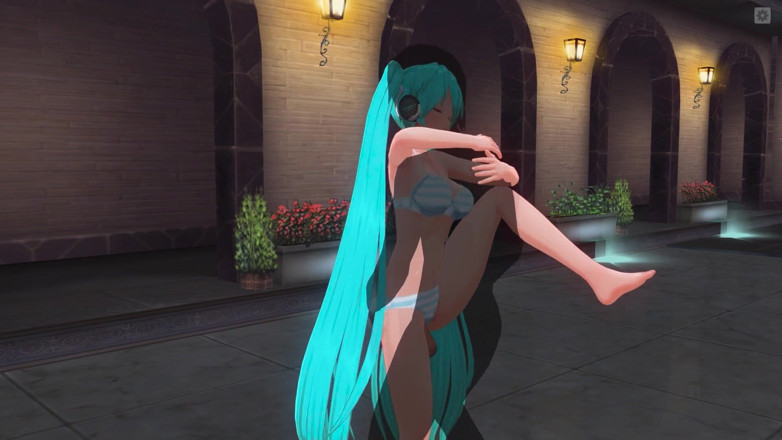 H3DC: Hentai 3D. Miku mặc áo tắm bị đụ bên hồ bơi