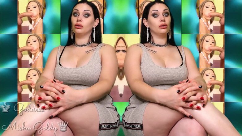 Goddess Misha Goldy: Дрочити до відомих членів!