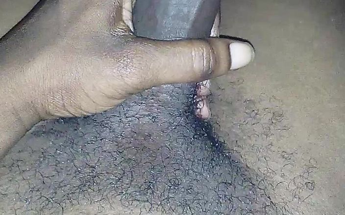 SweetDWillie456: डैडी विशाल बड़े काले राक्षसी लंड को जैक कर रहे हैं