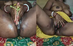 Tante seksi india lagi asik masturbasi memeknya sampai muncrat berjamaah