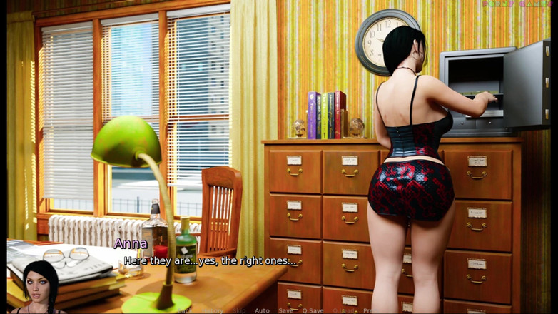 Porny Games: Anna - 令人兴奋的深睡游戏的情感 - 海滩日和新工作场所 5