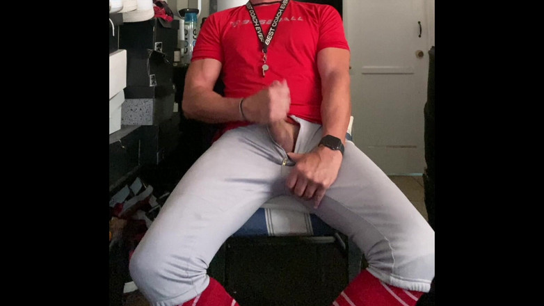 JockDad87: Home From Baseball Practice and Jockdad87 Is Horny