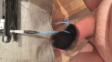 Fred110: Masturbation and orgasm from electric jigsaw