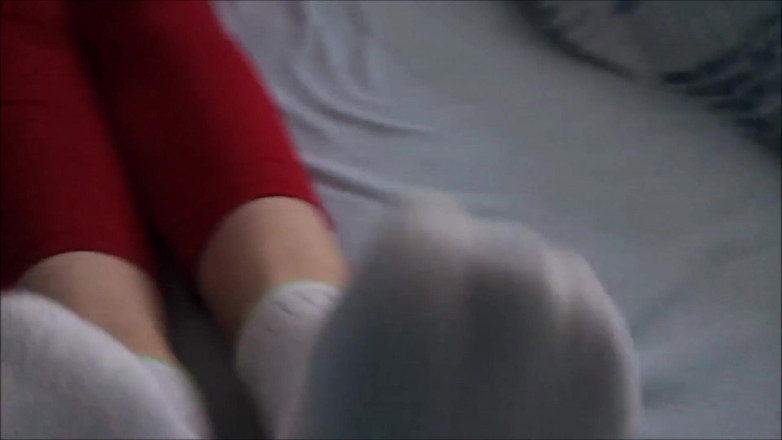 Goddess Lina: Goddess Lina's white socks fetish. Vol 2