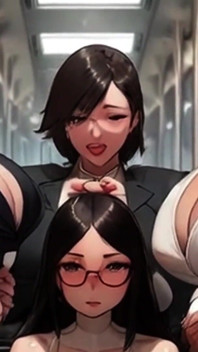 Mléčné milfky se navzájem kojí v autobuse v nové pikantní toons Hentai