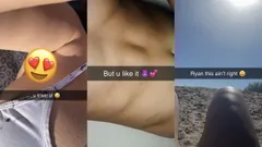 18 yaşındaki genç kız snapchat'te erkek arkadaşını aldatıyor ve ateşli domaltarak alıyor