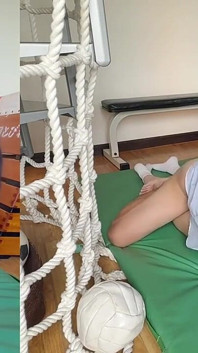 #181 Ejaculare înăuntru cu amatori, sex cu o japoneză drăguță/ Cheamă elevii la sala de sport și cu spermă