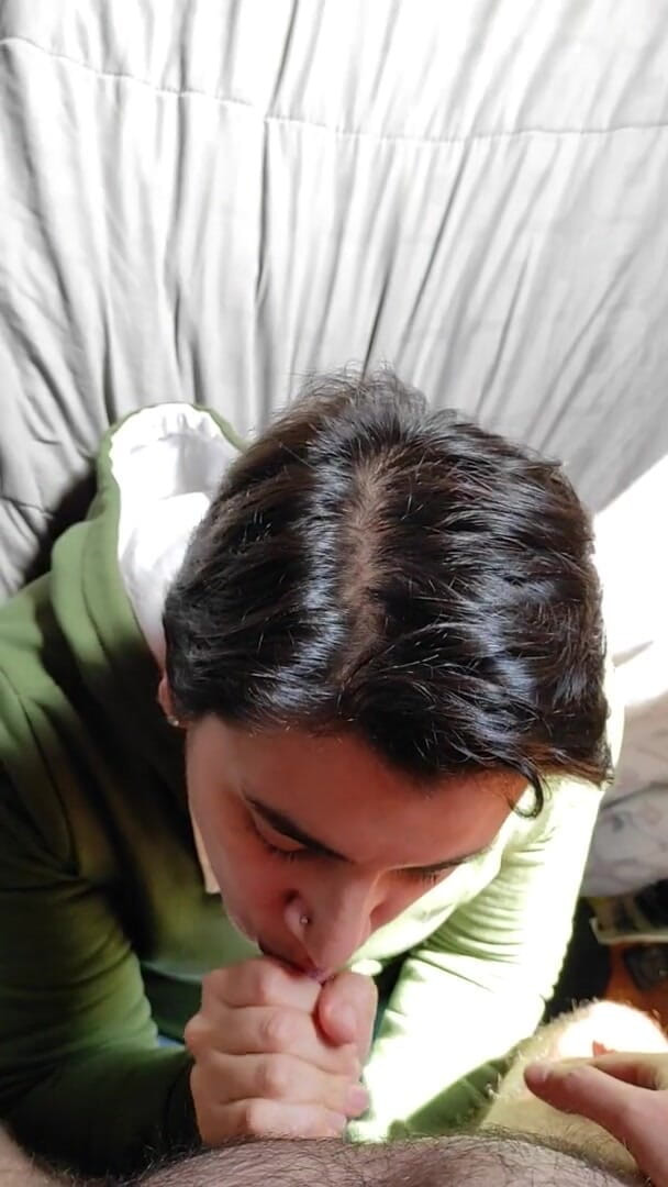 TheArtOfCum: Quickie! Handjob, pancutan mani dalam mulut &amp; telan!