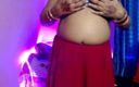 Hot desi girl: The village girl gets sexually aroused and takes off her...