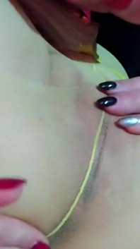Two Mistresses in Nylon Pantyhose and Without Panties.