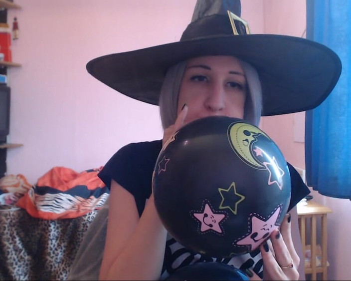 Cuteblonde666: Blowing balloons