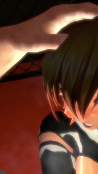 Fată anime cu călărire inversă futută tare de cuscă