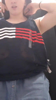 Sexy Teen Masturbates in the Fitting Room