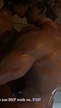 Lara Croft Pool Sex Po Záchraně Alpha Vymačká Její Velká Prsa a Rails Její Zadek