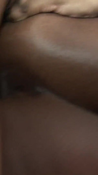 Sweet big ass ebony fucked and milked from his BBC
