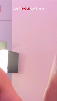 Hung Guy with a Rock-hard Cock at the Gloryhole