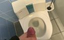 Adrenalin Fun: First Cum in the Public Toilet