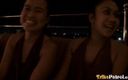 Trike Patrol - Tuk Tuk Patrol: Dois pinay clubbers vão para casa com estrangeiro