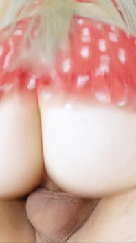 Big Ass Blonde Teen Riding Cock and Creampied
