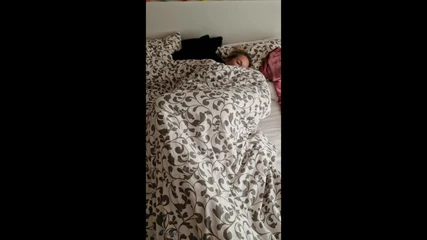 LC couple: Husband Finds Wife Masturbating Under Blanket and Starts to Fuck...