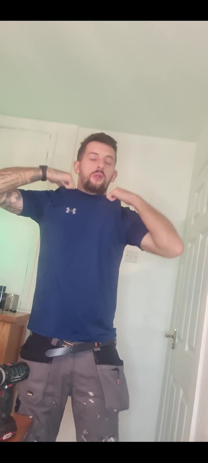 Englishtom20vip: Watch Me Take My Work Uniform