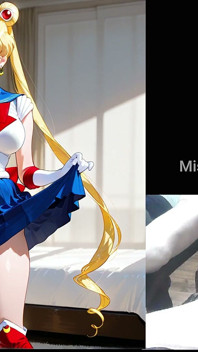 Вона подивилася на творіння транссексуальної жінки в косплеї Sailor Moon і зробила їй своє.