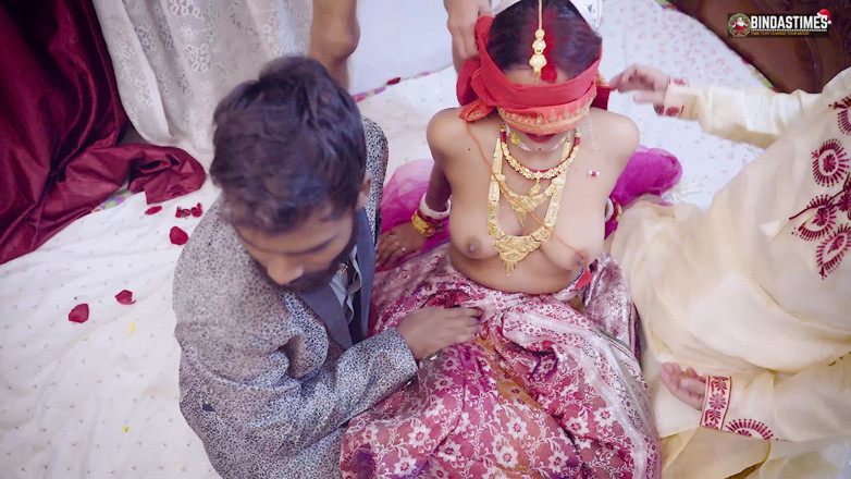 Biind as times: Gangbang Suhagarat Part 2 - Desi Indian Teen 18+ Wife Very 1st Suhagarat