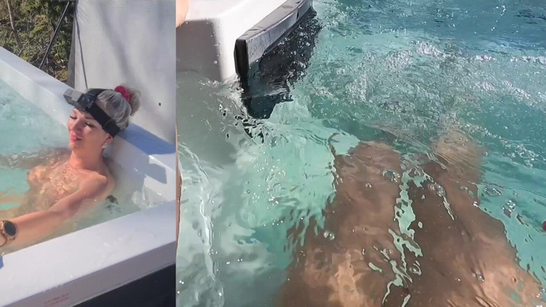 LC couple: Відео від першої особи, мила мамка з її улюбленою іграшкою в джакузі Піп за лаштунками, як було зроблено відео