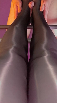섹시한 발 나일론 풋잡