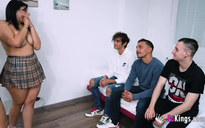 FAKings: Lara Cruz Teaches Several Young Friends How to Bang a...