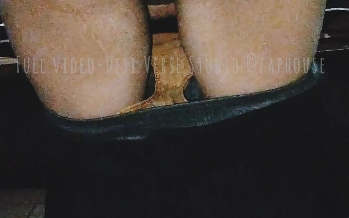 Desi Sex Slave: Omg! Hintli kadın büyük yarakla ters kovboy kız stilinde çınlıyor