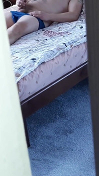 My Stepmom Caught Me Jerking off and Decided to Help Me Cum
