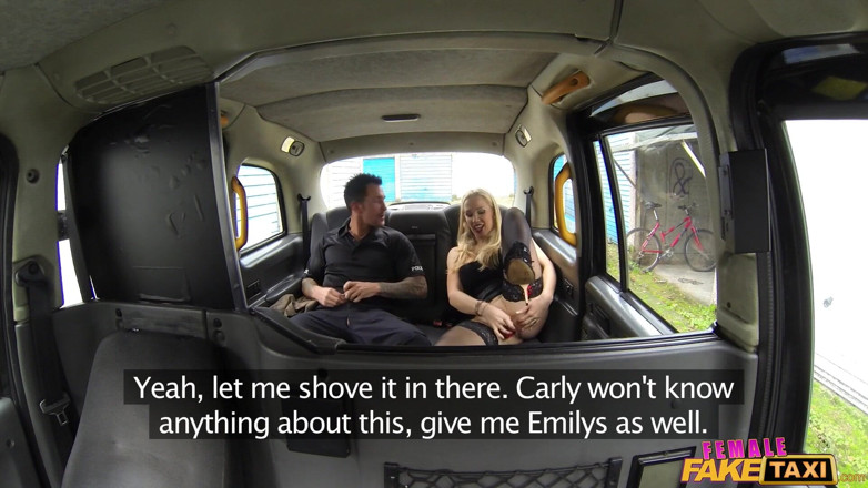 Female Fake Taxi: Female Fake Taxi - Female Taxi Driver Trades a Free Ride...