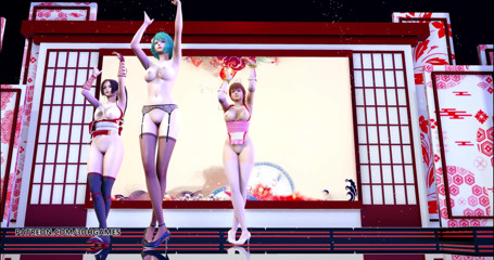 3D-Hentai Games: GigaReoleVO - tarian bogel ketagihan Mai Shiranui Tamaki Kasumi DOA