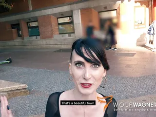 Lou Nesbit! Gadis dengan sikap seksi disetubuhi di hotel! Wolf Wagner