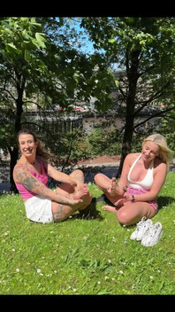 We Need a Sexy Man to Come Lick Our Feet for Us