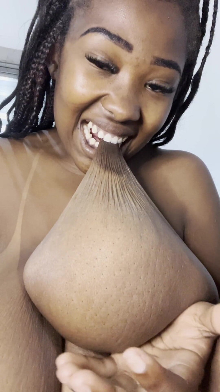 Angel Big B: Biting My Giant, Delicious Boobs