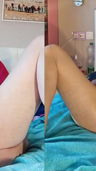 TS Lilly Sophie Fucking Her Ass with Dildo and Try Pump and Cum with Masturbator and Plug in Her Ass