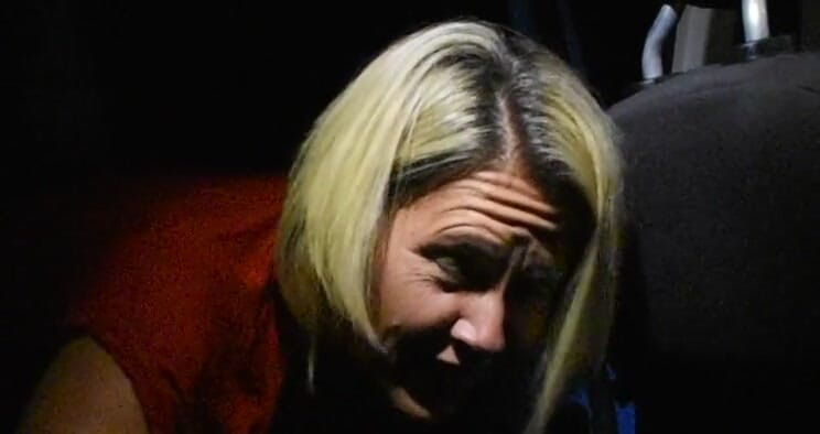 Dogging after dark: Real filthy talk whilst being fucked