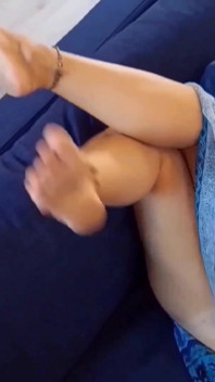 Blond Amatör Fru Njuter Av Sex Efter Promenad