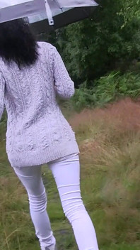 Mixed Race Cutie Wants to Become Wild so We Take Her on a Dirty Dogging Mission